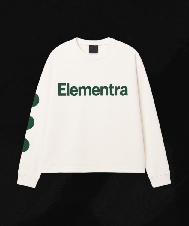 Cream graphic sweatshirt